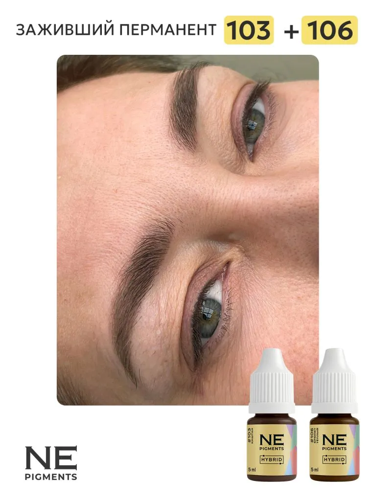 Пигмент для бровей #106 Брюнет тёплый