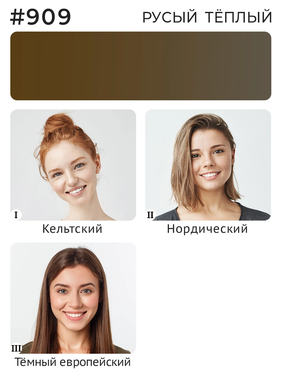 Минеральный пигмент #909 Русый Тёплый
