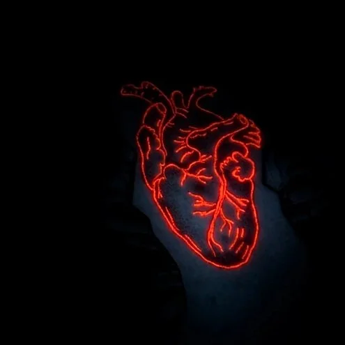 Неоновый пигмент для тату, Ne On "Red" #1001