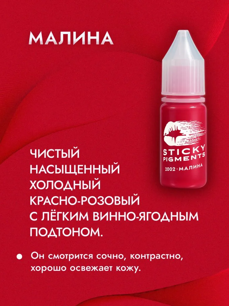 Sticky Pigments для губ #2002 Малина