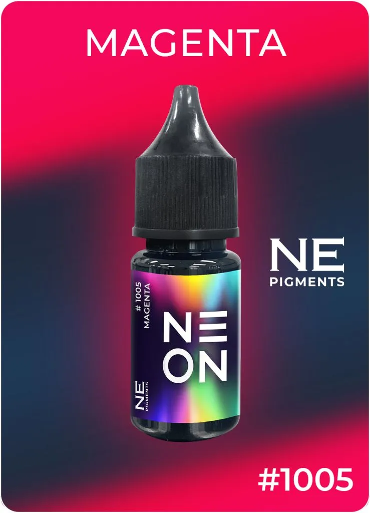 Неоновый пигмент для тату, Ne On "Magenta " #1005