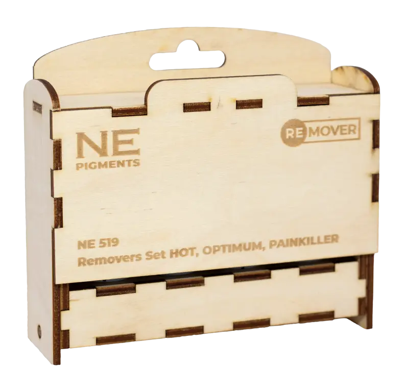 Полный сет ремуверов и гелей для ремувера (вторичные) #519,10 мл