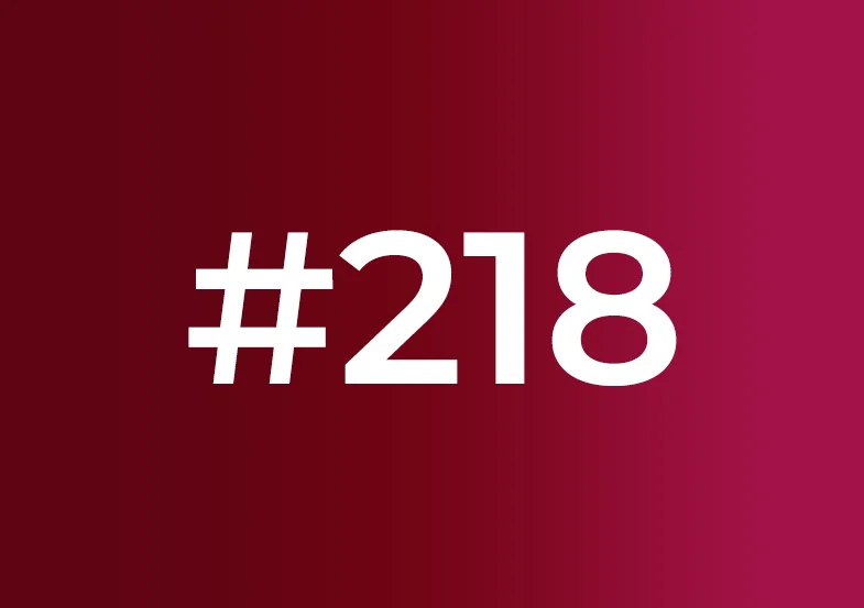 218 Красная роза