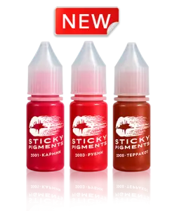Sticky Pigments