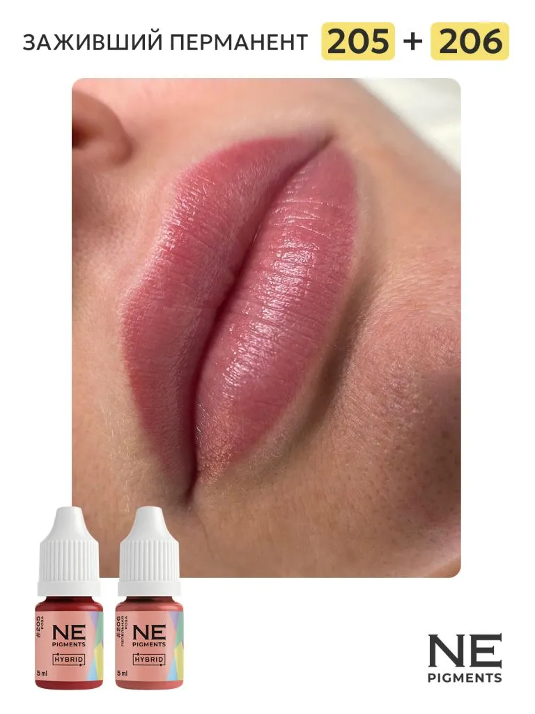 Пигмент для губ #206 Пепельная роза