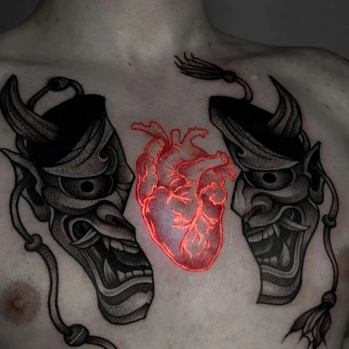 Неоновый пигмент для тату, Ne On "Red" #1001