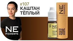 Пигмент для бровей #107 Каштан тёплый11