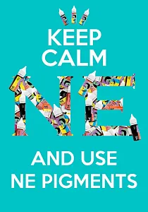 Плакат NE pigments Keep calm #NEP09
