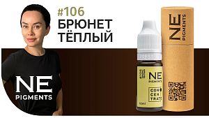 Пигмент для бровей #106 Брюнет тёплый
